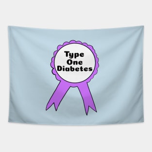 T1D Ribbon - Purple Tapestry