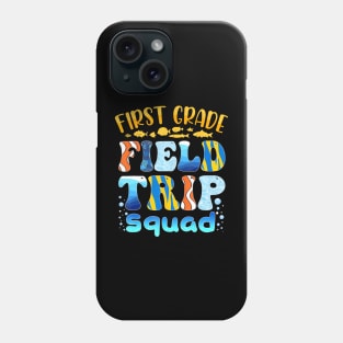 Aquarium Field Trip Squad First Grade Teacher Kids Phone Case