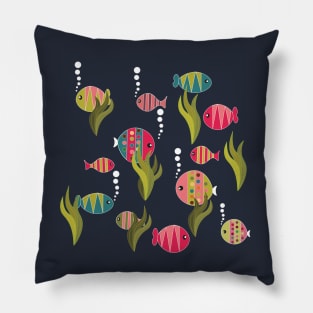 Fishes Pattern Pillow