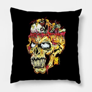 Aberrant Skull by Hard Grafixs© Pillow