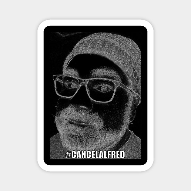 #CancelAlfred (Snow) Magnet by spiderman81