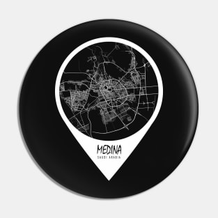 Medina, Saudi Arabia City Map - Travel Pin Pin