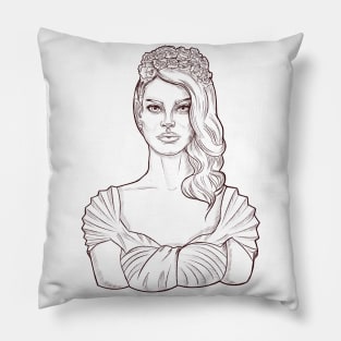 Celebrity girl Pillow