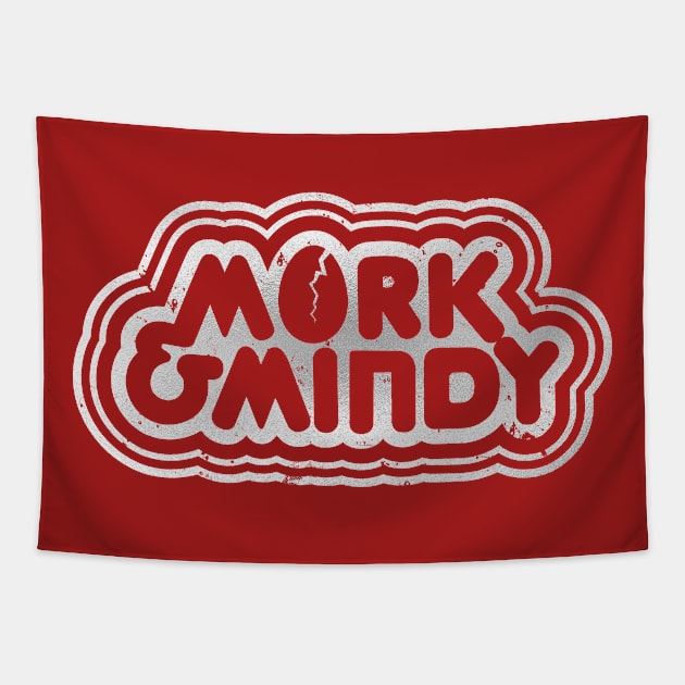 Mork & Mindy - 70s Show | Silver Finish Tapestry by SALENTOmadness