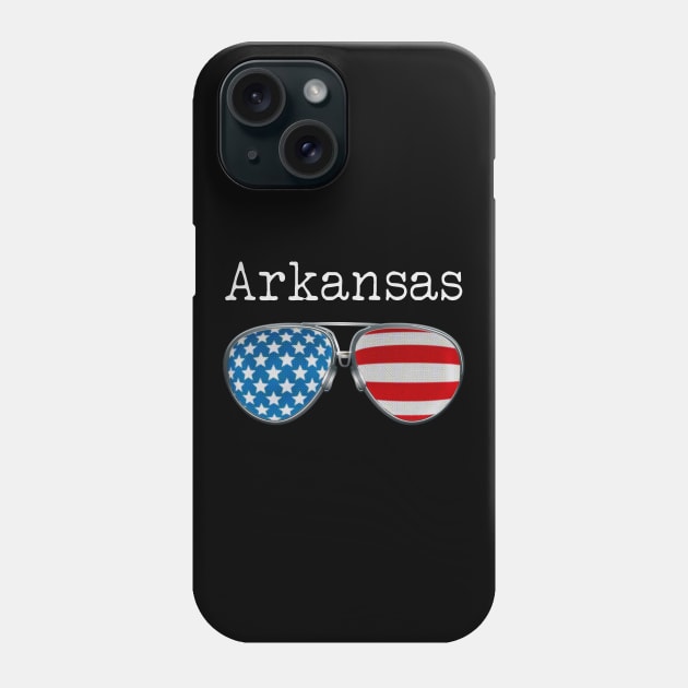 AMERICA PILOT GLASSES ARKANSAS Phone Case by SAMELVES