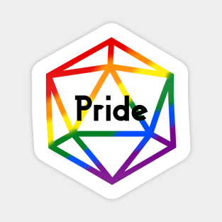 Pride Rainbow Flag Dice Magnet