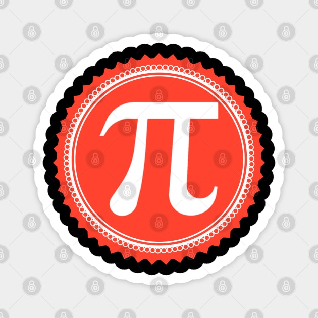 Pi Day - Simple Design Magnet by INLE Designs