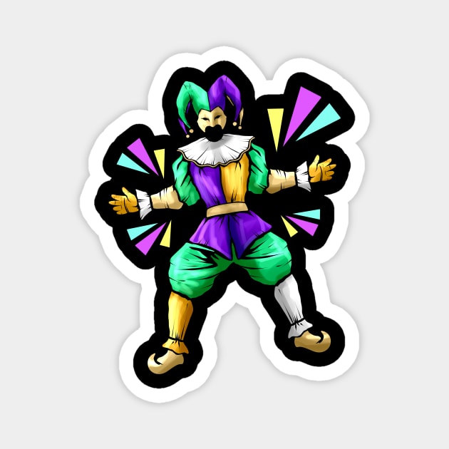 mardi Gras mask magnet, Mardi Gras decorations, Mardi Gras jester mask  magnet