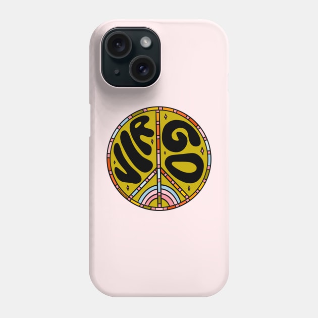 Virgo Peace Sign Phone Case by Doodle by Meg