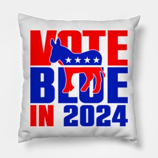 Vote Blue In 2024 Pillow