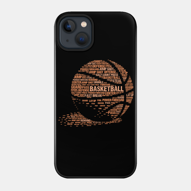 Basketball Lover - Cool Basketball Text Gift For Basketball Player - Basketball - Phone Case