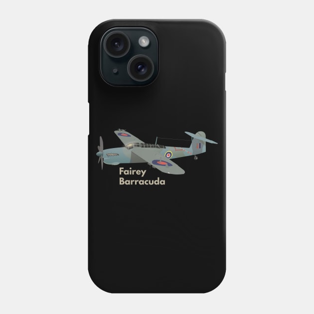 Fairey Barracuda British WW2 Airplane Phone Case by NorseTech