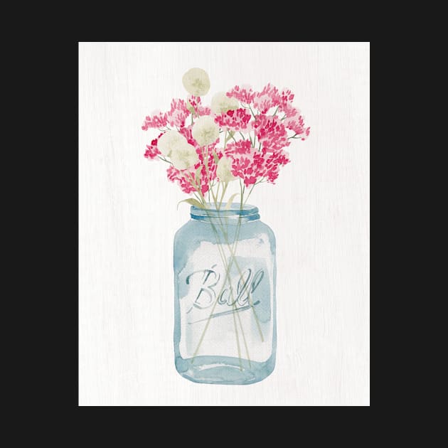 Mason Jar Florals by KristieMillan