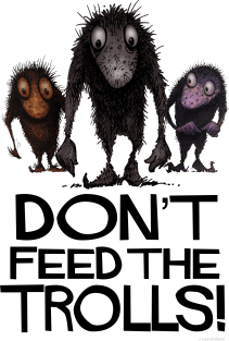 Don't Feed The Trolls! Funny Monster Trolls Magnet