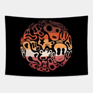 WLW Lesbian Pride - Ghost Bubble Tapestry