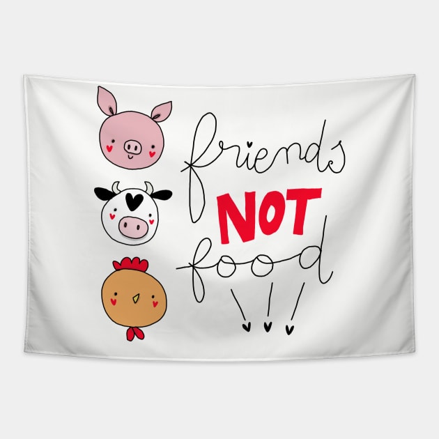 friend not food Tapestry by violinoviola