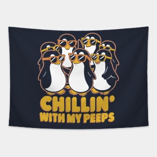 Chilling With My Peeps | Vacation Lover gifts Tapestry