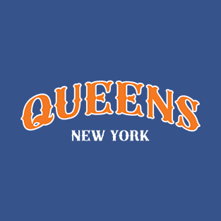Queens 'New York' Baseball Fan: Represent Your Borough T-Shirt T-Shirt T-Shirt T-Shirt