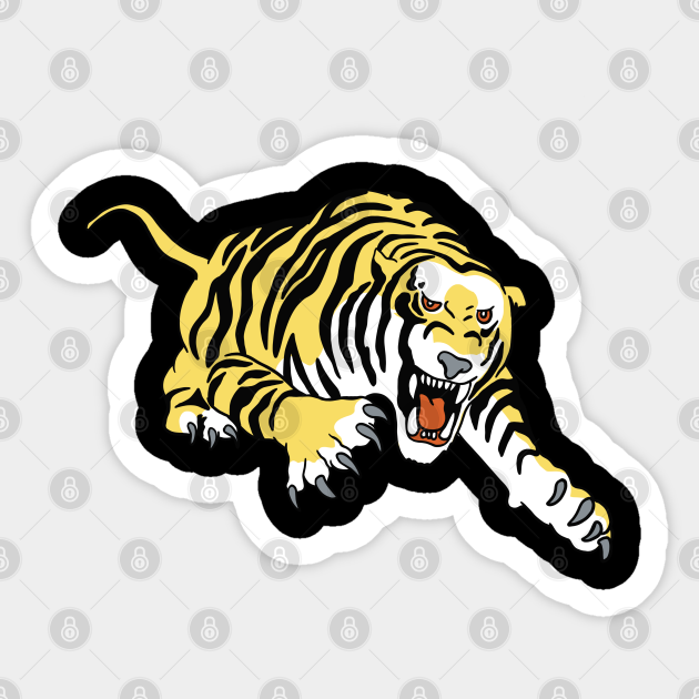 Tiger Minimal Artwork - Art History - Sticker | TeePublic Tiger Minimal Artwork - Art History - Sticker | TeePublic