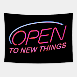 Open to New Things Tapestry