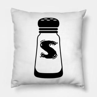 Halloween couple costume: Salt and Pepper T-Shirt Pillow