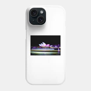 Sydney Opera House during the Vivid Festival. Phone Case