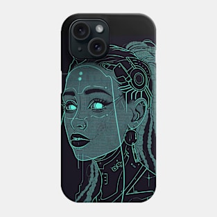 sci-fi fembot Phone Case