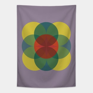 Abstract Circles Tapestry