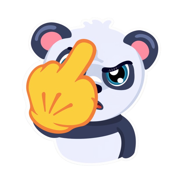 Panda middle finger by ManimeXP