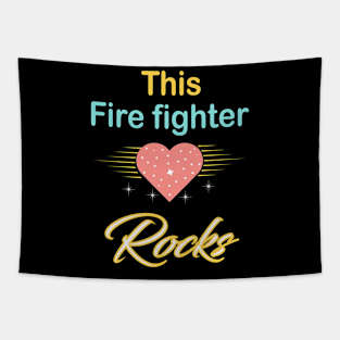 Fire fighter Tapestry