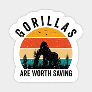 World Wildlife Day Gorilla Wildlife Animal Conservation Magnet