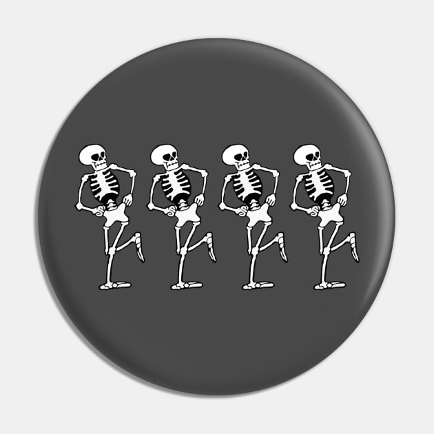 Skeleton Dance Pin by Dapper Toad Enterprise