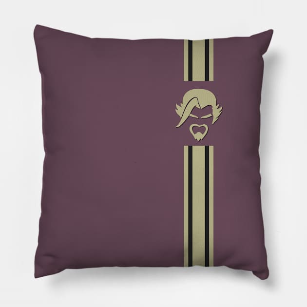 Racing Stripes - Hanzo Pillow by Anguru