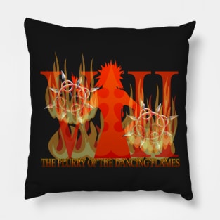 The Flurry of the Dancing Flame Pillow