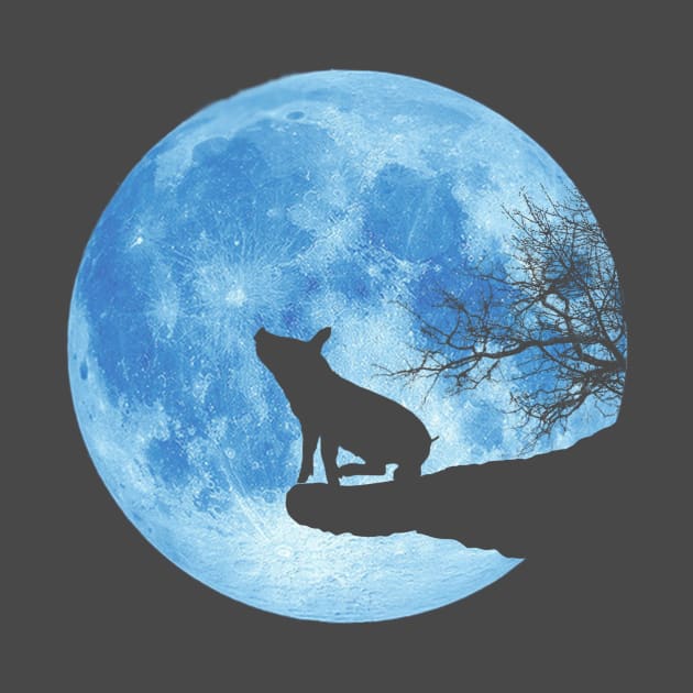 Pig Wolf Under the Moon. by tonydale