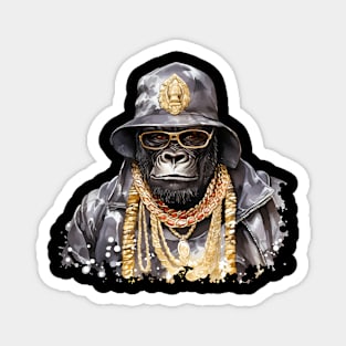 Gangster Rapper Animals Magnet