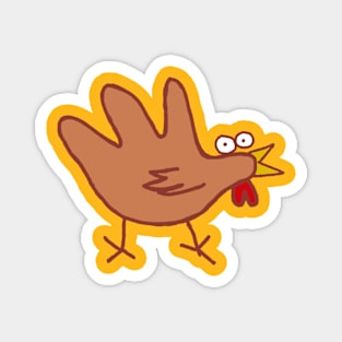 angry chicken Magnet