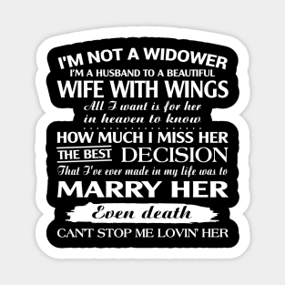 Wife In Heaven Stickers Teepublic