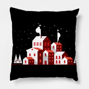 Winter Scene Pillow