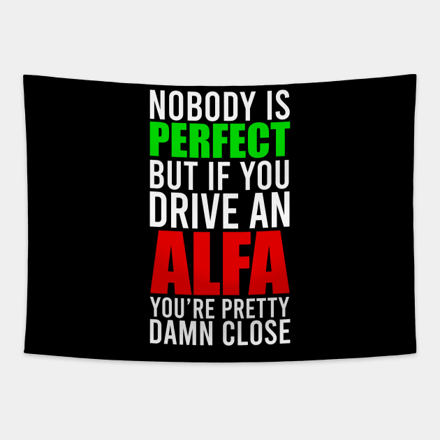 Alfa Owners Tapestry by VrumVrum