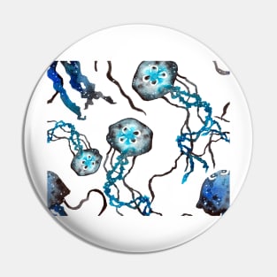 Aurelia Aurita moon jellyfish Pin