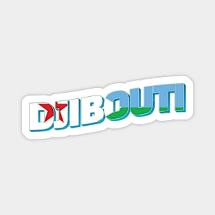 Djibouti Vintage style retro souvenir Magnet