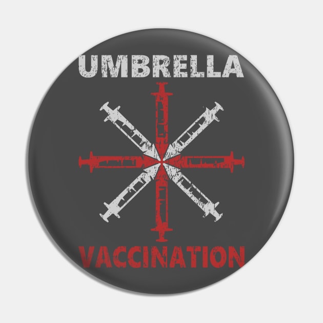 Umbrella Vaccination Pin by vender