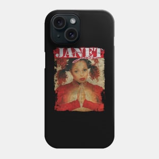 TEXTURE ART- JANET JACKSON RETRO Phone Case