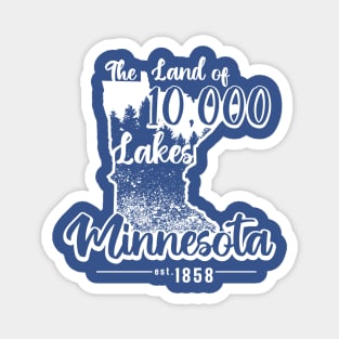 Minnesota The Land of 10,000 Lakes Magnet