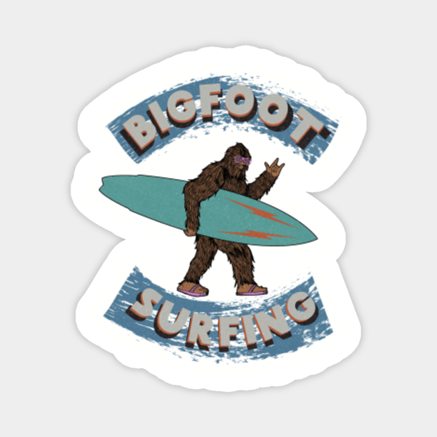 BIGFOOT SURFING Surfing TeePublic
