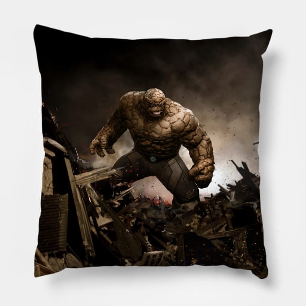 Ben Grimm from Yancy Street Pillow by uncannyknack