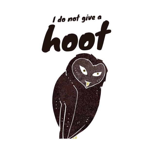 I do not give a hoot by Pastel Potato Shop