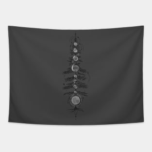 Tree and planets Tapestry