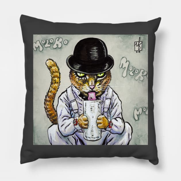 Moloko Kitty Pillow by mikeskki